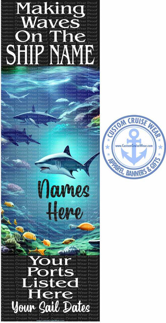 Making Waves Sharks Underwater BANNER